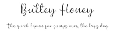 Buttey Honey by AV Type — Script Handwritten Font — thumbnail 1