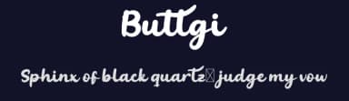 Buttgi by twinletter — Script Handwritten Font — thumbnail 2