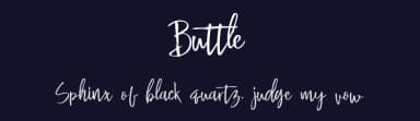 Buttle by JoeCreative — Script Handwritten Font — thumbnail 2