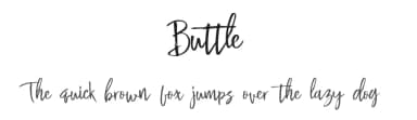 Buttle by JoeCreative — Script Handwritten Font — thumbnail 1