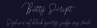 Butty Script by JoeCreative — Script Handwritten Font — thumbnail 2