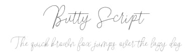 Butty Script by JoeCreative — Script Handwritten Font — thumbnail 1