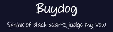 Buydog by Khurasan — Script Handwritten Font — thumbnail 2
