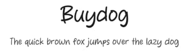Buydog by Khurasan — Script Handwritten Font — thumbnail 1