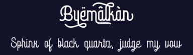 Byemalkan by Allouse Studio — Script Handwritten Font — thumbnail 2