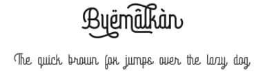 Byemalkan by Allouse Studio — Script Handwritten Font — thumbnail 1