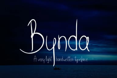 Bynda Font by Digital Typeface Studio — Script Handwritten Font — thumbnail 1