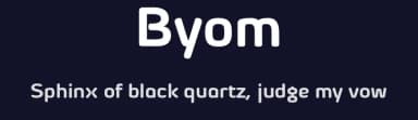 Byom by Zetafonts — Sans Serif Font — thumbnail 2
