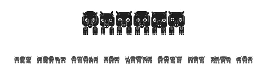 Bytost by Vladimir Nikolic — Dingbats Font