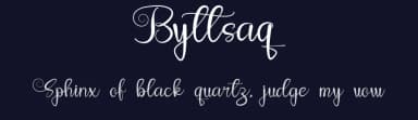 Byttsaq by Design Vector10 — Script Handwritten Font — thumbnail 2