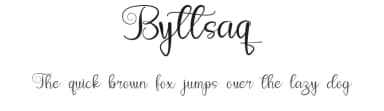 Byttsaq by Design Vector10 — Script Handwritten Font — thumbnail 1