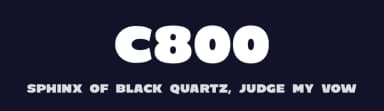 C800 by The Trending Fonts — Sans Serif Font — thumbnail 2