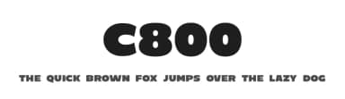 C800 by The Trending Fonts — Sans Serif Font — thumbnail 1
