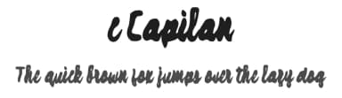 c Capilan by wepfont.com — Script Handwritten Font — thumbnail 1