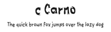 c Carno by wepfont.com — Script Handwritten Font — thumbnail 1