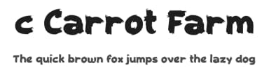 c Carrot Farm by wepfont.com — Script Handwritten Font — thumbnail 1