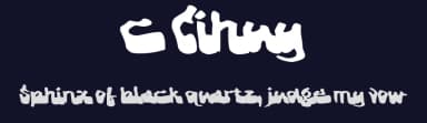 c Cihuy by wepfont.com — Script Handwritten Font — thumbnail 2