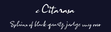 c Citarasa by wepfont.com — Script Handwritten Font — thumbnail 2