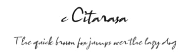 c Citarasa by wepfont.com — Script Handwritten Font — thumbnail 1