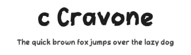 c Cravone by wepfont.com — Script Handwritten Font — thumbnail 1