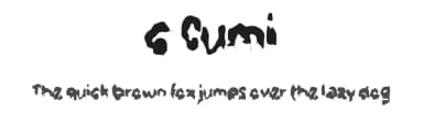 c Cumi by wepfont.com — Script Handwritten Font — thumbnail 1