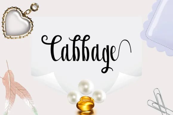 Cabbage Font by Rt Creative — Script Handwritten Font — preview 1