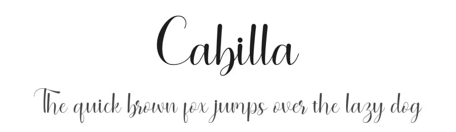 Cabilla by JunCreative — Script Handwritten Font
