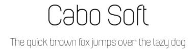 Cabo Soft by Design a Lot — Sans Serif Font — thumbnail 1
