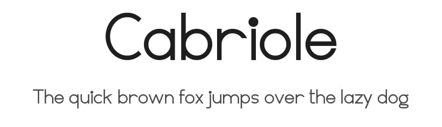 Cabriole by NihStudio — Sans Serif Font