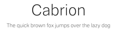 Cabrion by Lafontype — Sans Serif Font — thumbnail 1