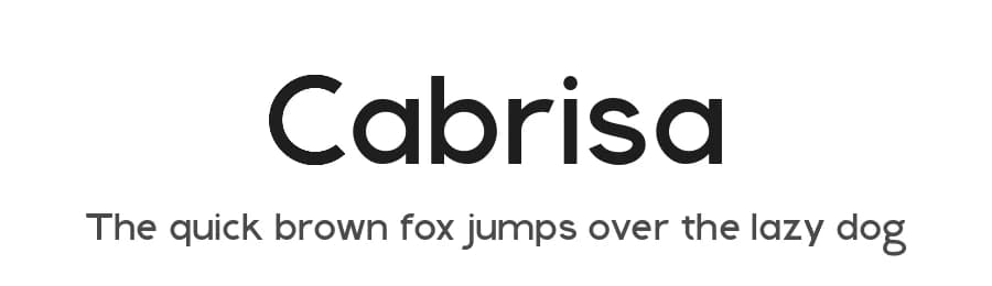 Cabrisa by Hishand Studio — Sans Serif Font
