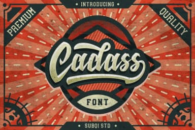 Cadass Font by Subqi Std — Script Handwritten Font — thumbnail 1