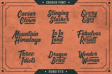Cadass Font by Subqi Std — Script Handwritten Font — thumbnail 2