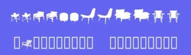 Cadeiras by Rafo Castro — Dingbats Font — thumbnail 3