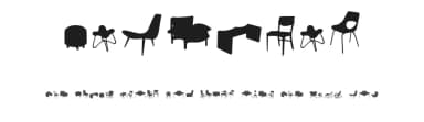Cadeiras by Rafo Castro — Dingbats Font — thumbnail 1