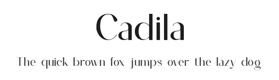Cadila by Slide Shoot Type — Sans Serif Font