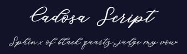 Cadosa Script by Creative Lab — Script Handwritten Font — thumbnail 2
