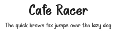Cafe Racer by Tokopress — Script Handwritten Font — thumbnail 1