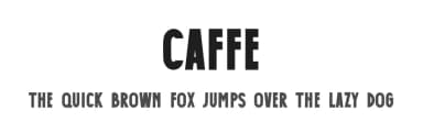 Caffe by Kurnia Setyadi — Sans Serif Font — thumbnail 1