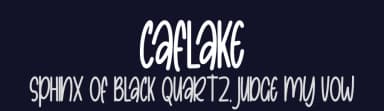 Caflake by Skiiller Studio — Script Handwritten Font — thumbnail 2