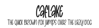 Caflake by Skiiller Studio — Script Handwritten Font — thumbnail 1