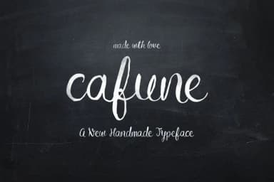 Cafune Font by Noe Araujo — Script Handwritten Font — thumbnail 1