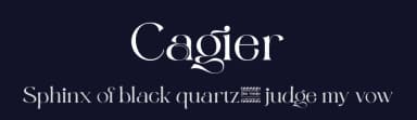 Cagier by Din Studio — Serif Font — thumbnail 2