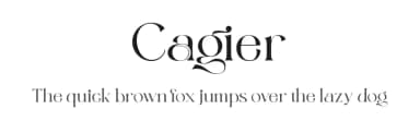 Cagier by Din Studio — Serif Font — thumbnail 1