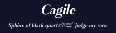 Cagile by Java Pep — Sans Serif Font — thumbnail 2