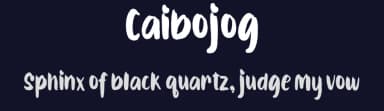 Caibojog by Alit Design — Script Handwritten Font — thumbnail 2