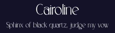 Cairoline by Muksal Creative — Sans Serif Font — thumbnail 2