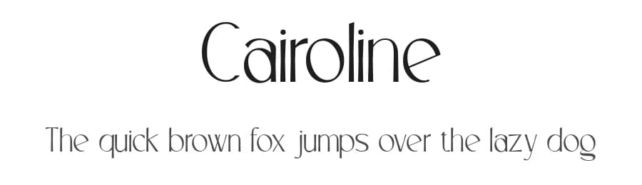Cairoline by Muksal Creative — Sans Serif Font