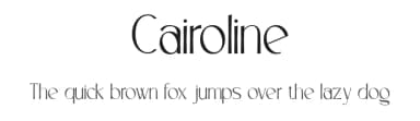 Cairoline by Muksal Creative — Sans Serif Font — thumbnail 1