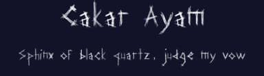 Cakar Ayam by Cenz Qobbal — Script Handwritten Font — thumbnail 2